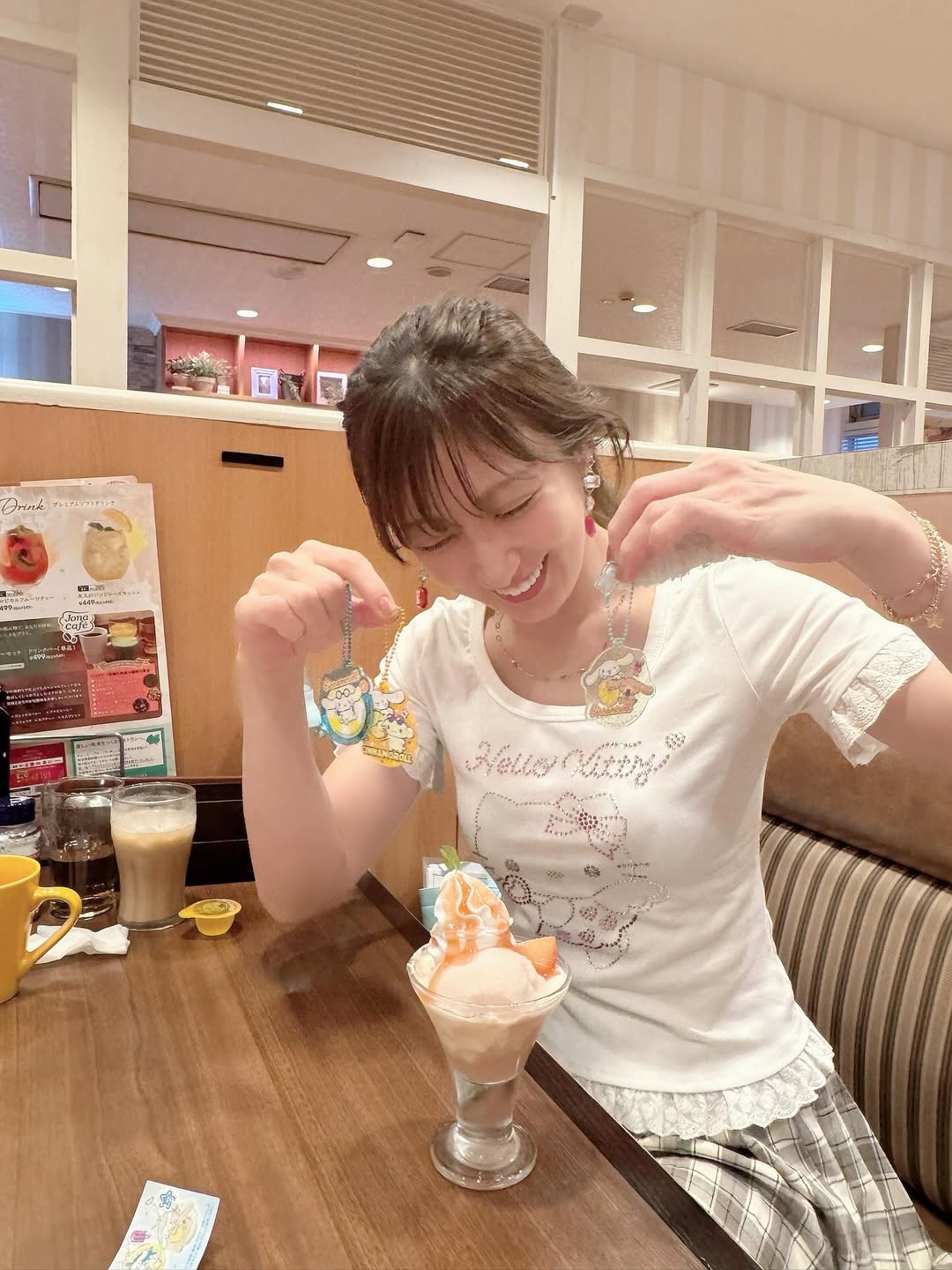 熊田曜子がファミレスのガチャで〇〇をゲット！