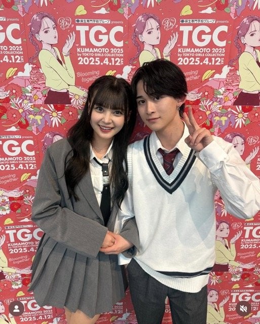 夏川メガン、TGC熊本でランウェイ初挑戦「そうまと歩けて幸せでした！」