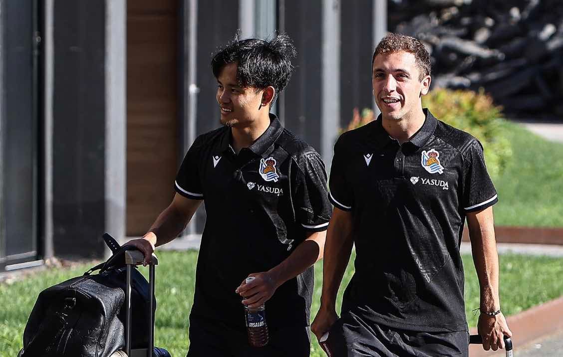 レアル・ソシエダ、いざ大阪へ！そこには久保選手の姿も…！