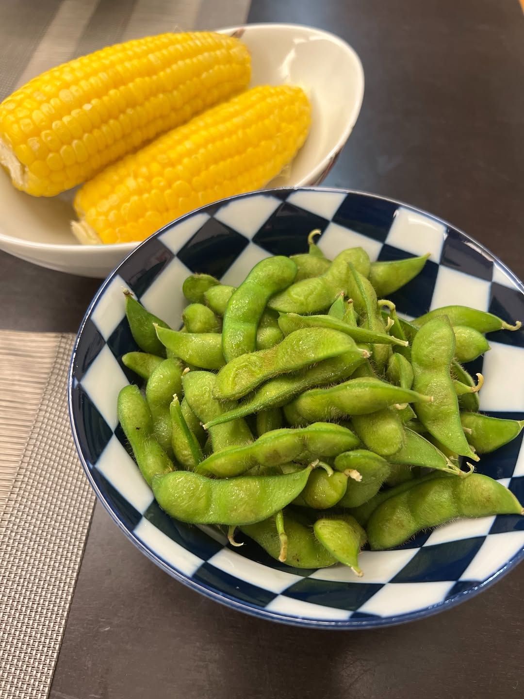 木村多江がおいしい夏の味覚を満喫！