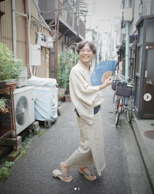 イケおじの声続々中田裕二の浴衣姿