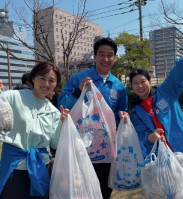 元テニスプレーヤー・土居美咲、スポGOMIに参加「タバコのゴミの多さにびっくり！」