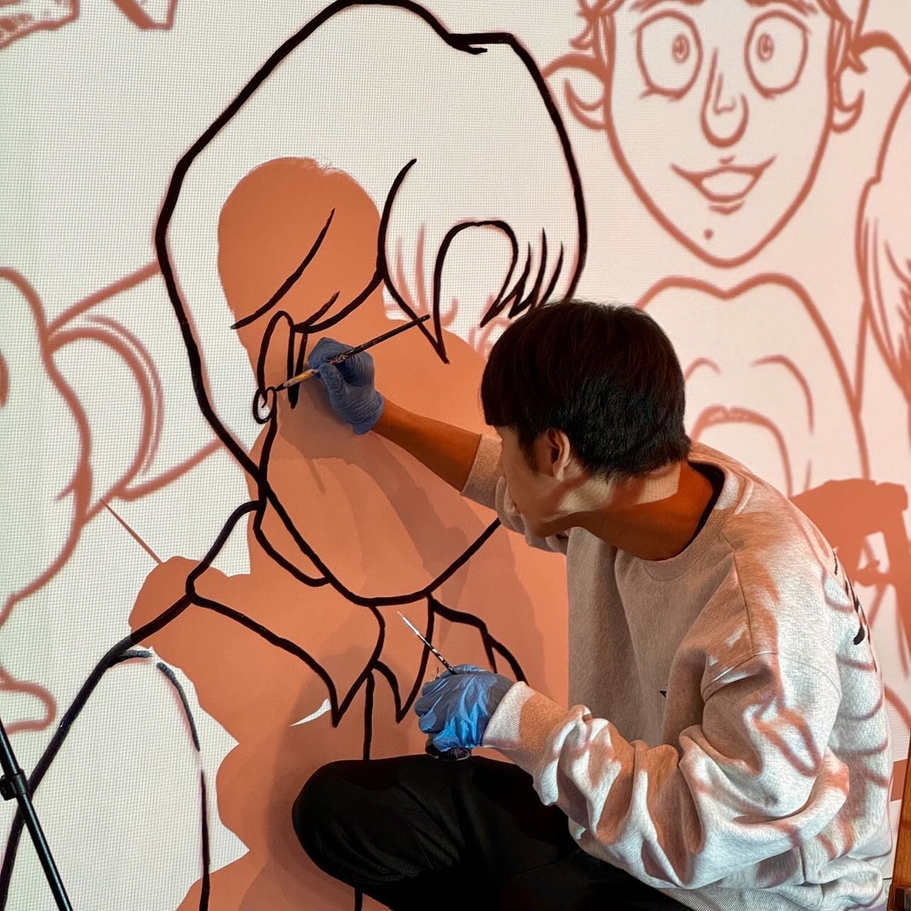 「中丸先生天才すぎ⭐️⭐️」KAT-TUN・中丸雄一がYouTubeチャンネル用の壁紙を描く🎨🖌