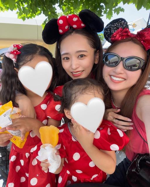 近藤千尋が女子ディズニーを満喫🐭親子で