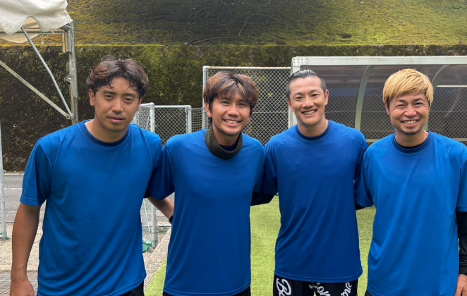 「豪華元Jリーガー集結」原一樹らが“夢授業＆ガチ試合”で中学生と熱戦！