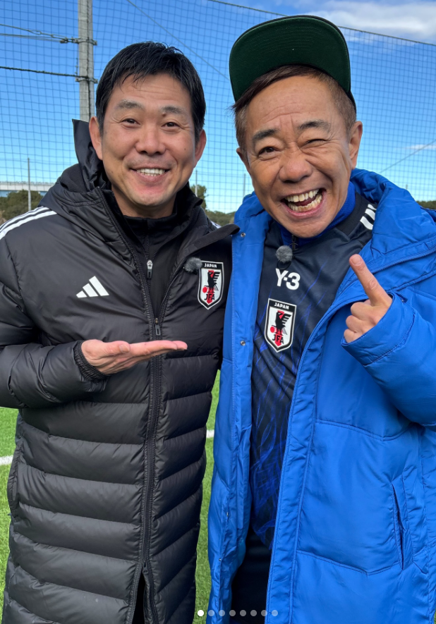 木梨憲武、「スポーツKING」サッカー対決に興奮　森保監督とのPK一本勝負も実現