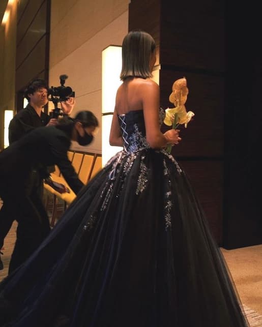 みちょぱ　お色直しでサプライズ！ボブカットでのファーストミートが大成功