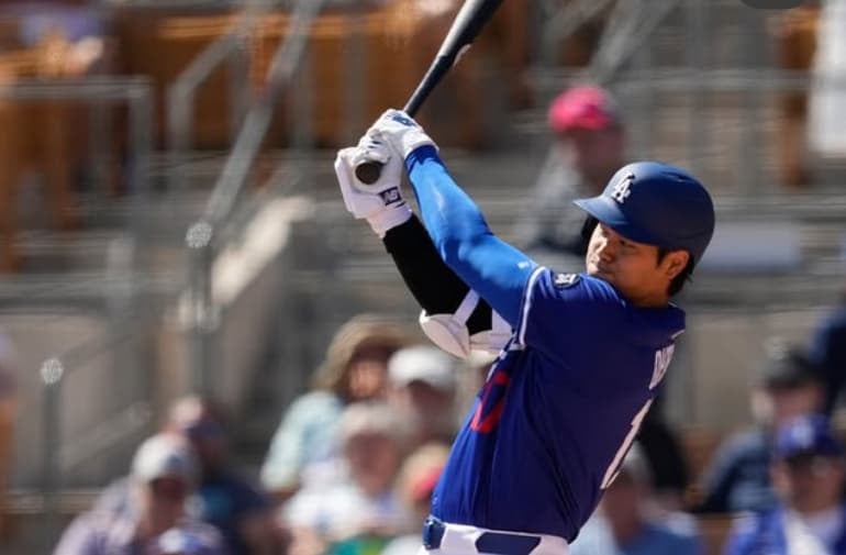 ドジャース・大谷翔平　打球速度190kmの二塁打に監督も賞賛！MLB Japan