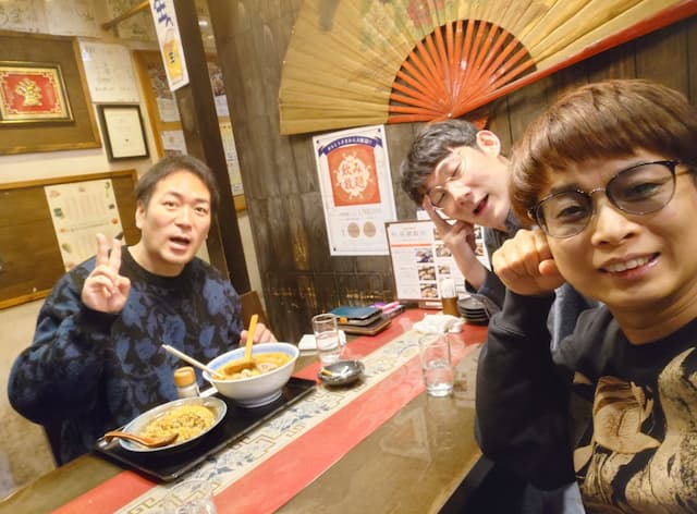 BKB・バイク川崎バイクがNGK終わりに芸人仲間とラーメンを楽しむ！