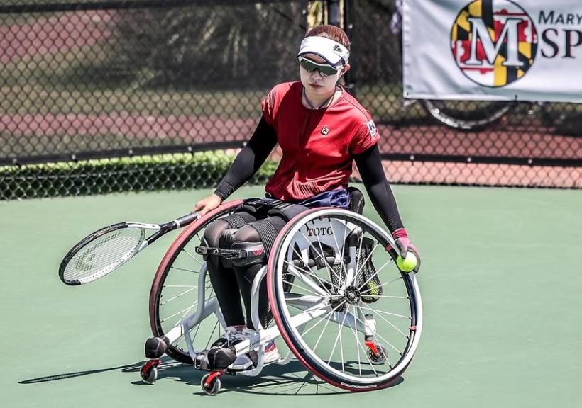 胸熱展開！車いすテニス田中愛美、全米前哨戦で単複ベスト4