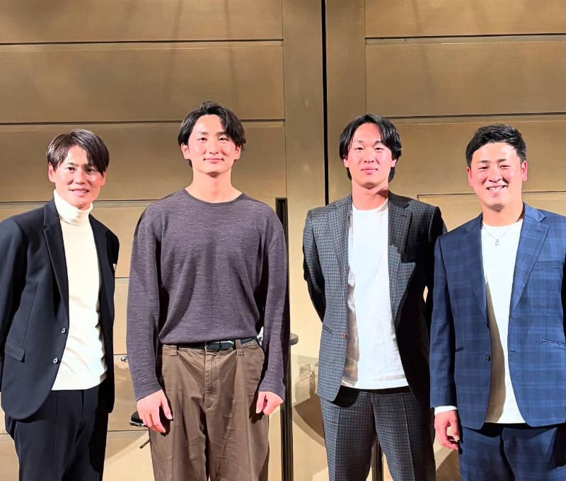 「イケメン揃いですね」上重聡、読売ジャイアンツ3選手のトークショーで司会を担したことを報告