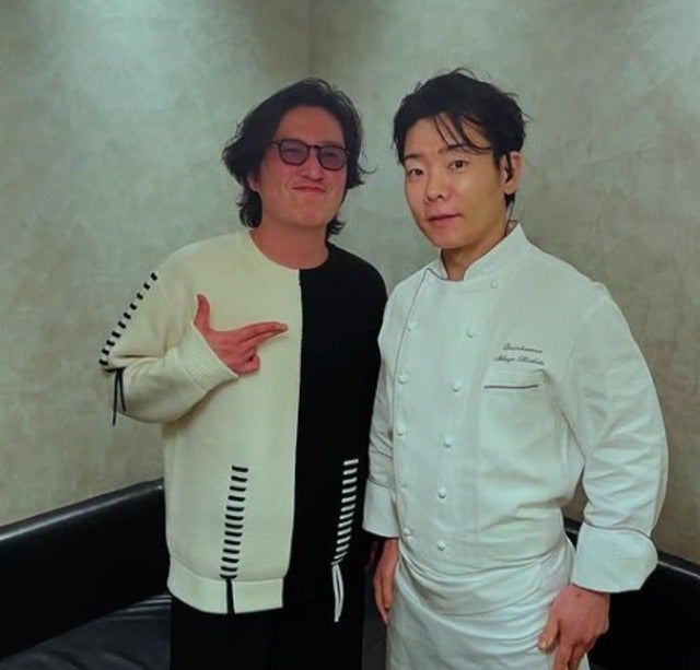 「全ての技術がピアノにも共通」清塚信也が岸田周三シェフと2ショット！