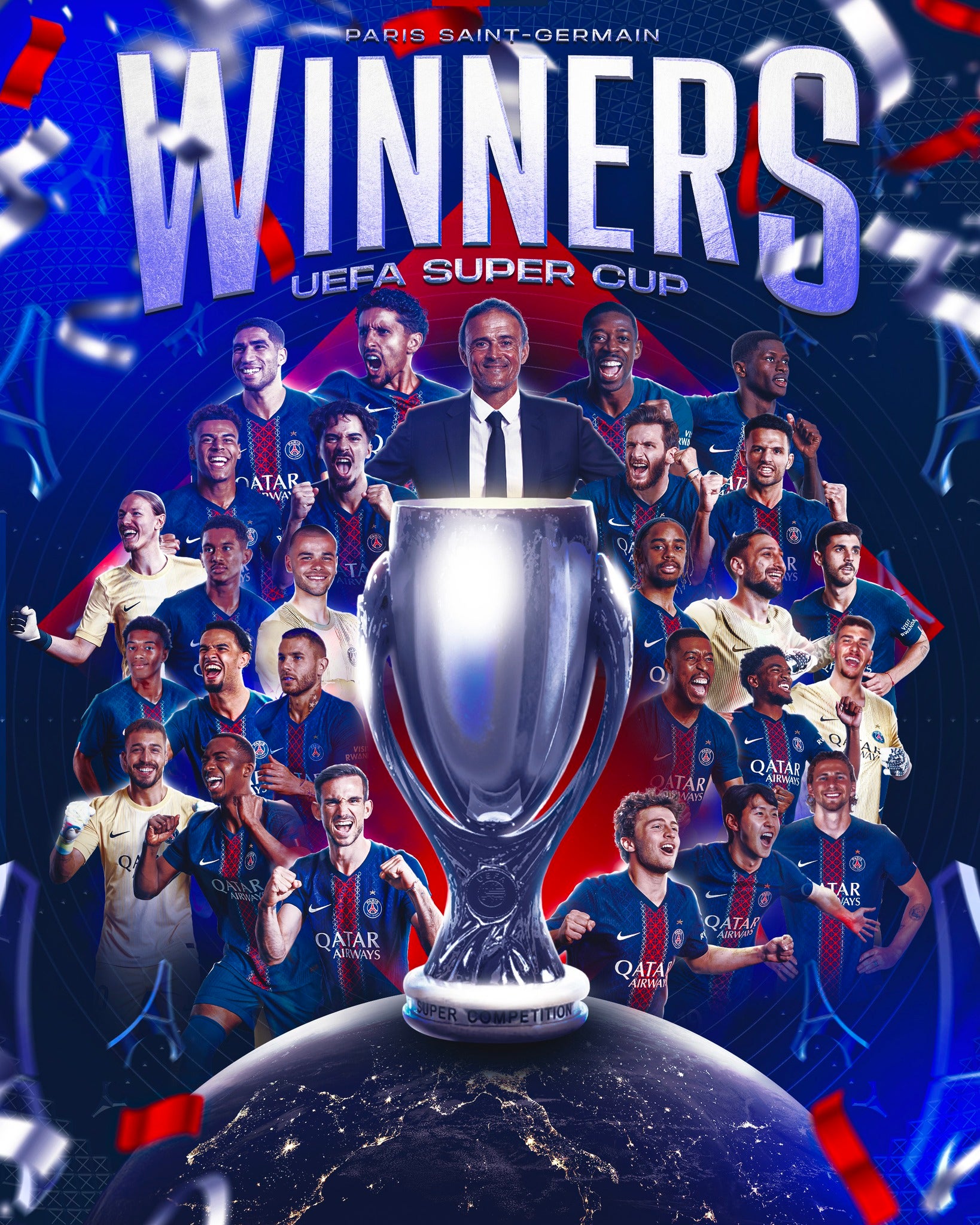 パリ・サンジェルマン、UEFAスーパーカップ制覇