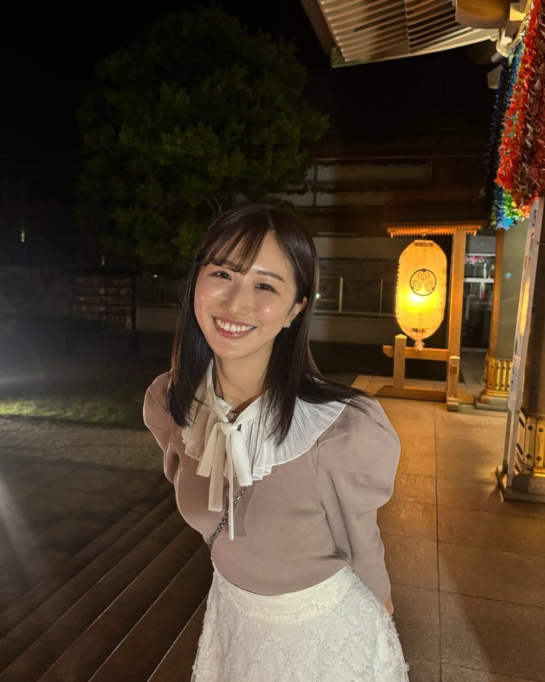 田辺真南葉、おみくじの結果は〇〇　引く姿に「癒された」とファン続出