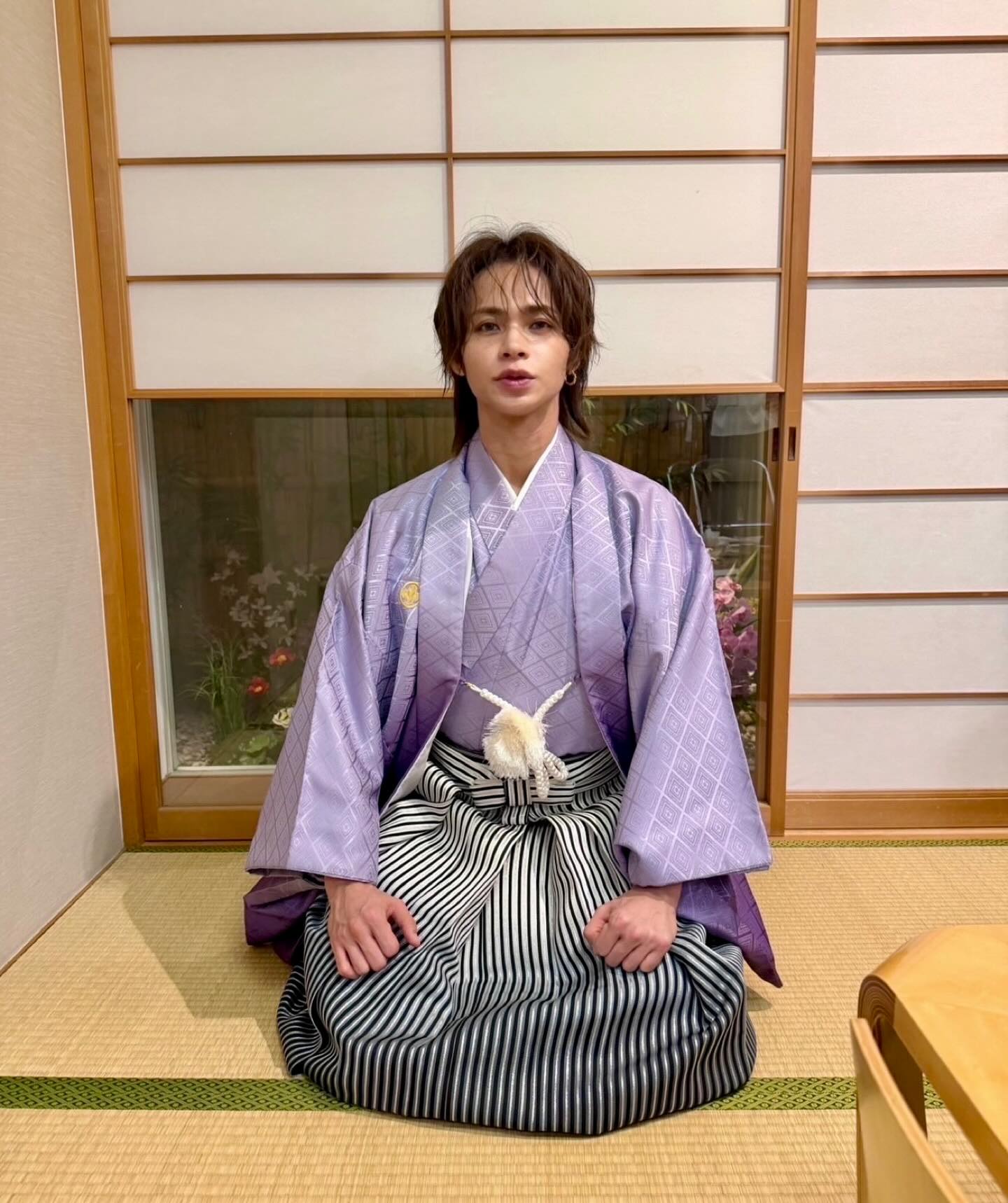 「眼福です」上田竜也、和装の新年挨拶にファン悶絶