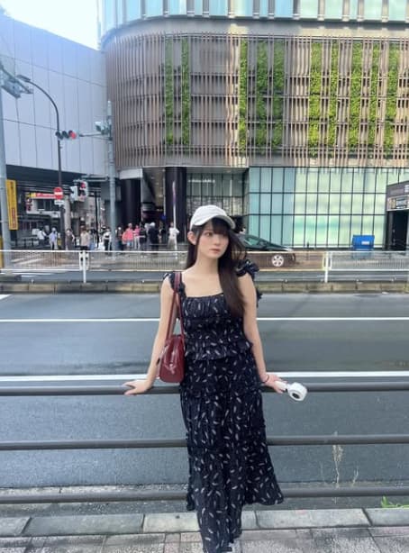 水野舞菜、大好きなかき氷を食べた時の夏コーデを披露！