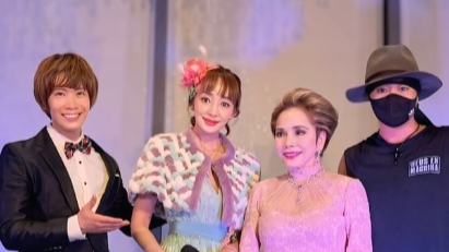 神田うの、デヴィ夫人主催の華麗なチャリティーパーティーに参加！驚きのマジックに感動の夜