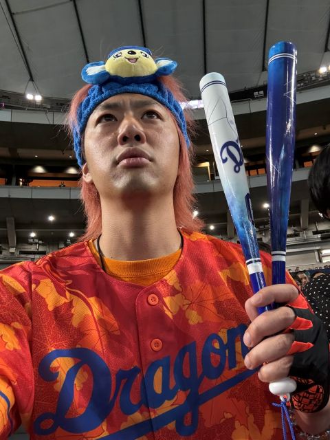 中日の敗戦にショック！東海オンエア・てつやの野球観戦ショットが話題に