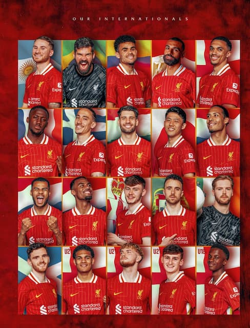 リヴァプール 代表招集されたメンバーが豪華すぎると話題に！