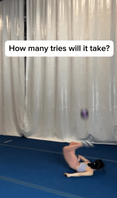 「何回やったら成功するでしょう？」新体操元アメリカ代表・篠原エレナ、トライアル＆エラームービーにファン大注目！