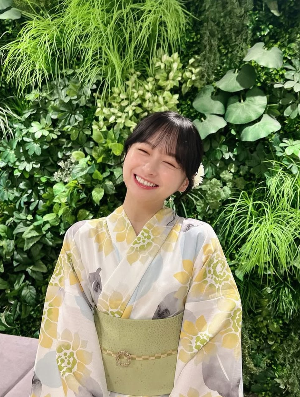 浴衣姿で七夕祈願　影山優佳、『こんばんは、朝山家です。』ヒット祈願イベント参加