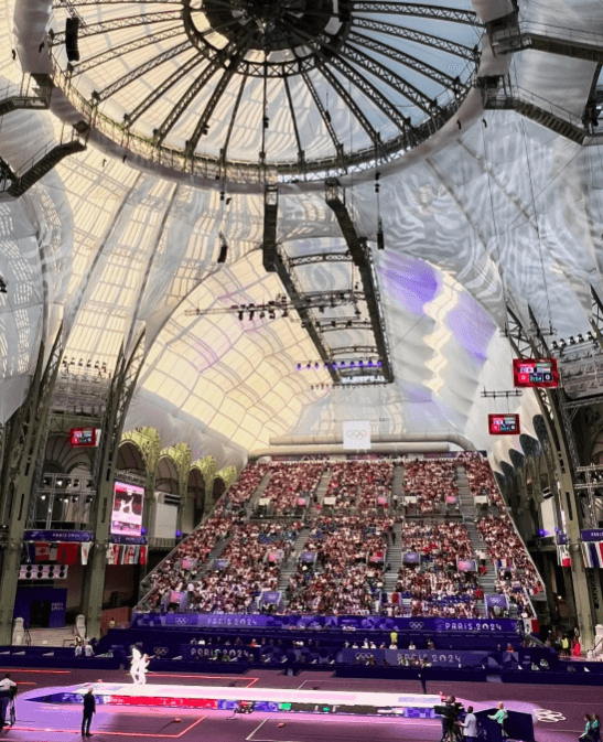 太田雄貴、日本の技術が支えるフェンシング会場に感動！パリでも光る日本企業の技術力