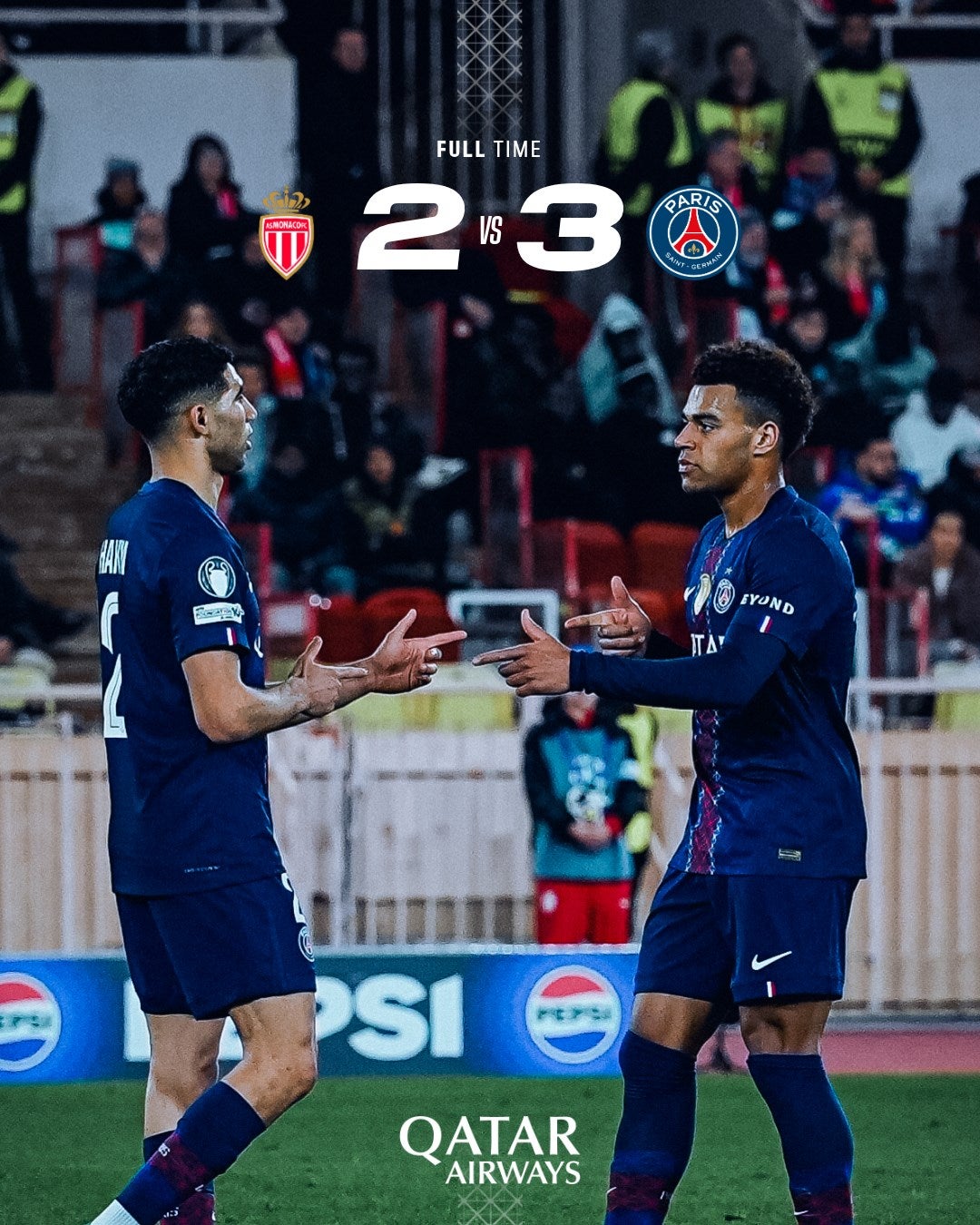 【CL】PSGがモナコに逆転勝利　ドゥエ2発で2-0から3-2