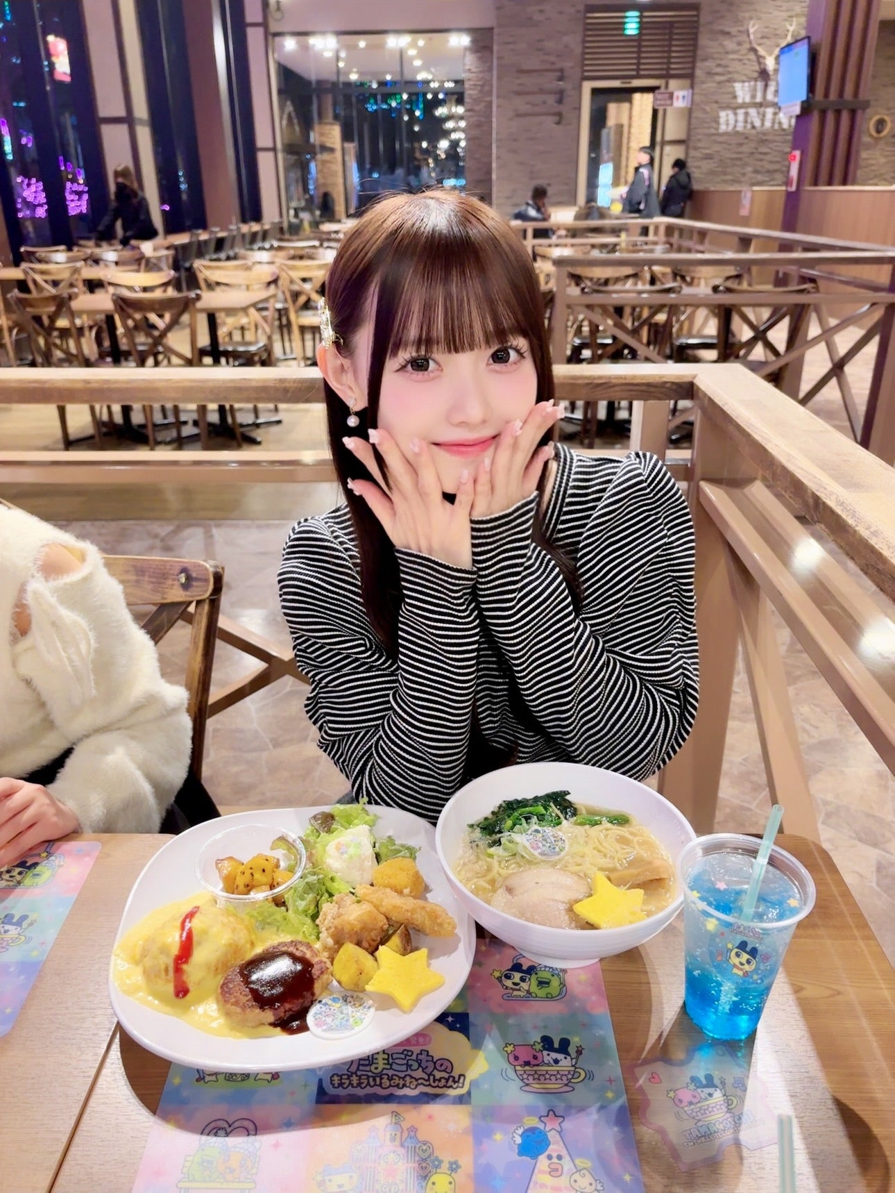 「世界観にほっこり」高嶺のなでしこ・松本ももな、たまごっちコラボフードを満喫