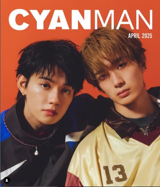 「ビジュイイ」佐野勇斗が山中柔太朗とのツーショット表紙を公開