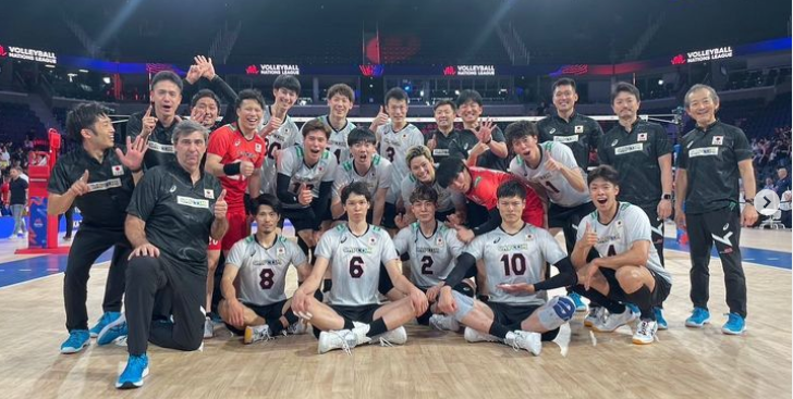 龍神NIPPONが快進撃！30年ぶり強豪ブラジル撃破後に西田有志がインスタ更新🏐🔥
