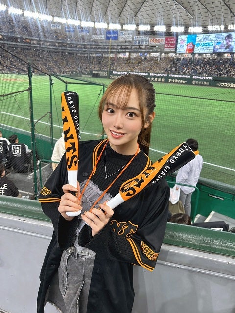 「可愛すぎない？」元”VENUS”アイドルがジャイアンツの勝利にニコニコ投稿！