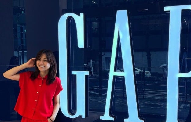 相川七瀬がGAPのセットアップで一足先に春夏コーデを披露！