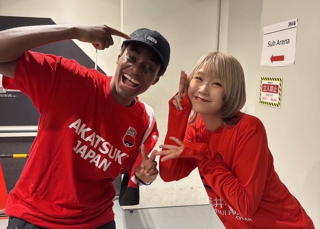 ハラミちゃんが燃えた赤い夜。スラムダンクメドレーとともに、日本代表と歓喜を分かち合う