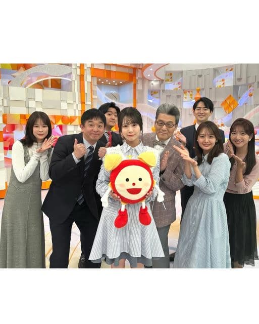 「幸せな朝ありがとう！」≠ME・尾木波菜 、イマドキガールデビューでめざましファミリーとの写真を公開！