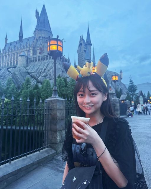 元日向坂46 頭脳派タレントがUSJを満喫