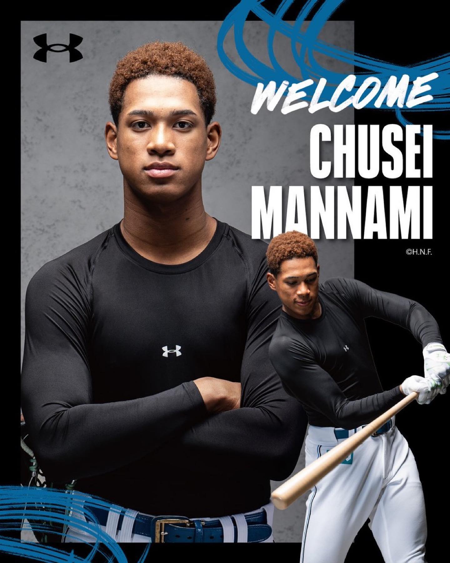 「共に成長」万波中正がアンダーアーマーとアドバイザリー契約🔥