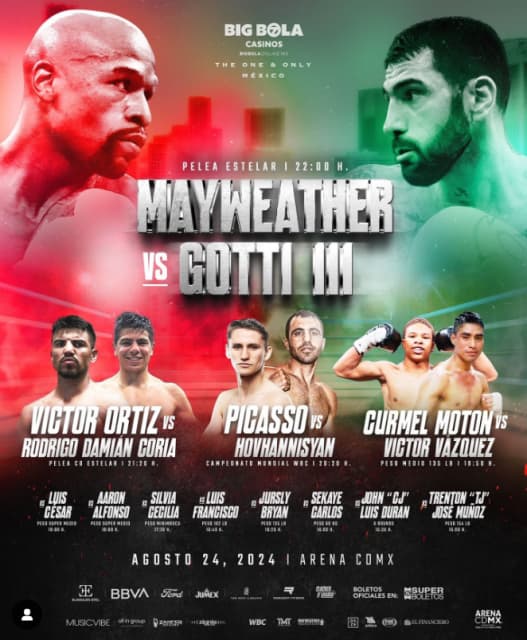 「お見逃しなく！」メイウェザー、因縁の相手とのエキシビジョンマッチをインスタで告知