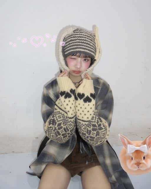 可愛すぎる( ・ᴗ・̥̥̥ )」韓国の人気アイドルの可愛すぎるうさ耳