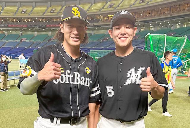 ロッテ安田尚憲 師匠柳田悠岐らとの豪華ショットが話題👀✨