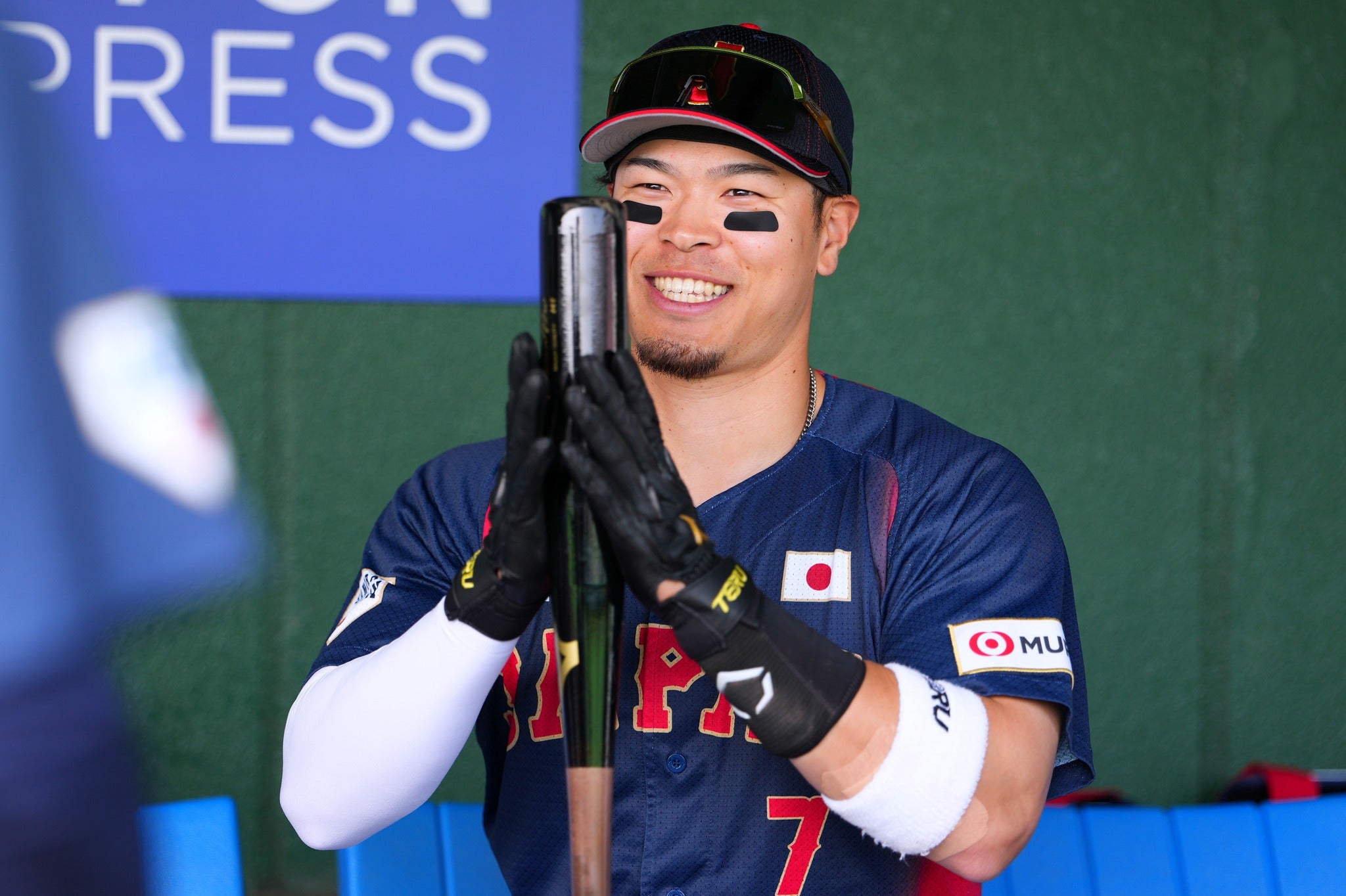 【侍ジャパン】佐藤輝明、大谷翔平と初合体　「世界一のバッター」から学ぶ機会に手応え