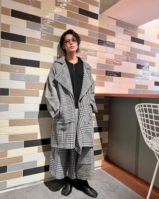上田竜也着用 SYTE クレイジーチェック コート上下 上田竜也着用 SYTE クレイジーチェック コート上下