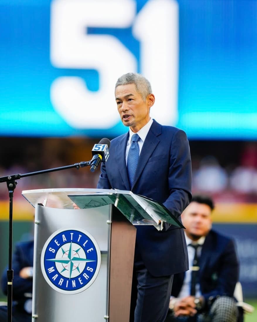 背番号51よ、永遠なれ！イチロー氏が永久欠番式に出席、マリナーズ公式より