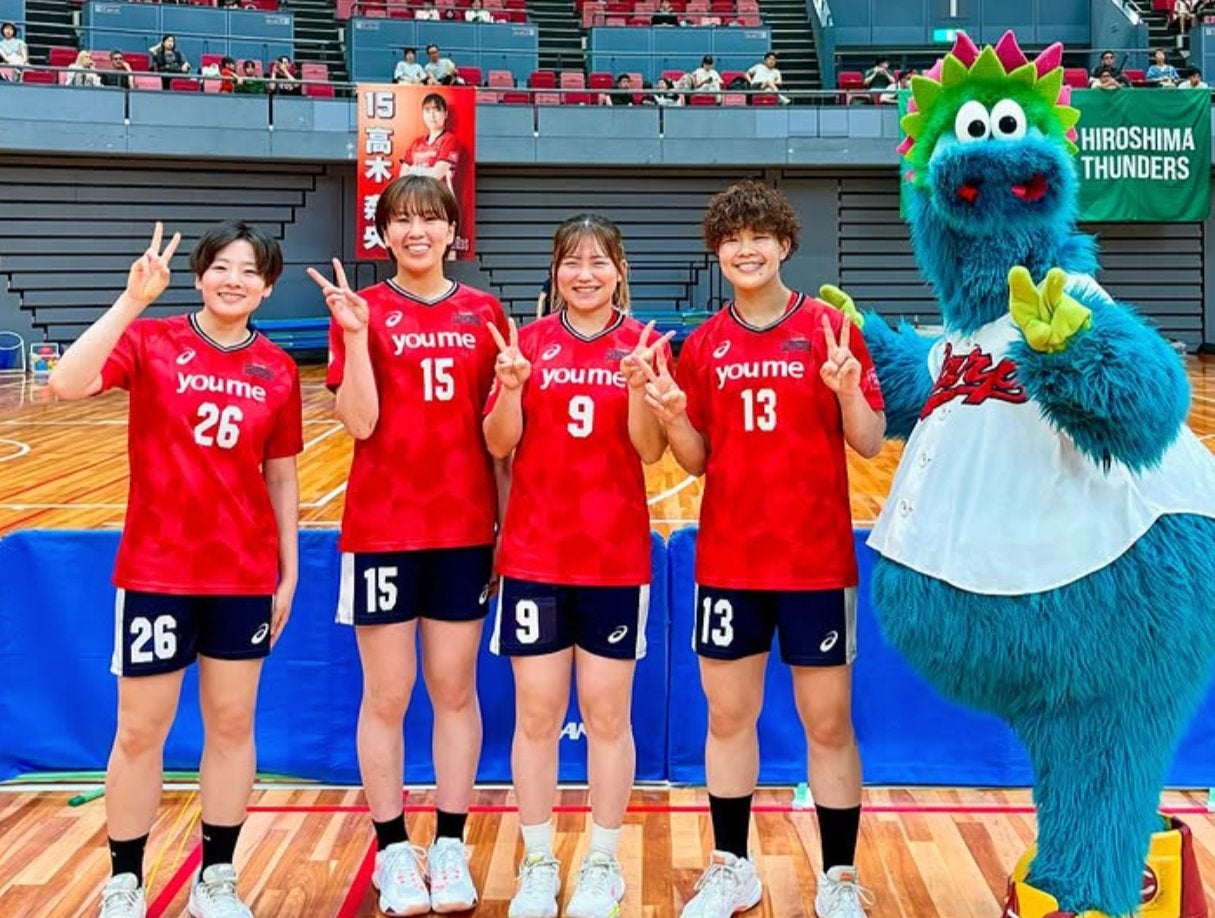 「懐かしい気持ちに」女子ハンド・安藤かよこ、子どもたちと交流！広島スポーツフェスタ参加