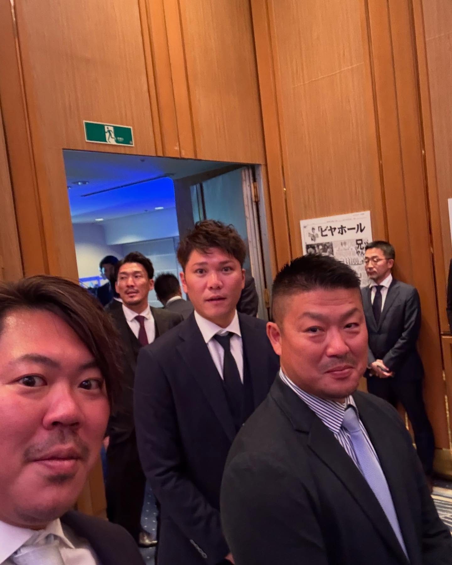 元プロ野球選手・山口俊氏が公開した谷繁元信氏の殿堂入りパーティーでの1枚が話題