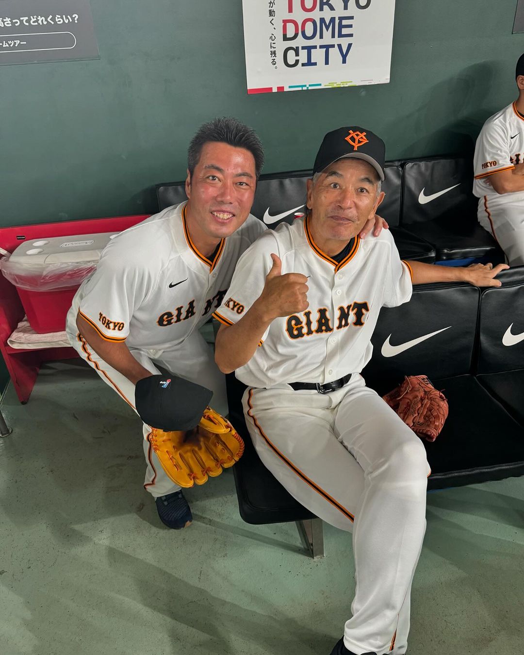 「野球界のアイドル」上原浩治とあのレジェンドとの豪華2ショットにファン歓喜