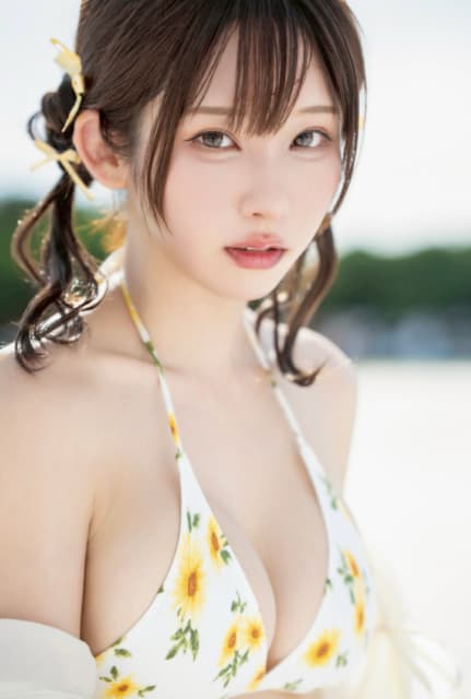 「おはよ～」グラビアアイドル・えなこが朝の挨拶と共に水着姿を投稿しファンメロメロ