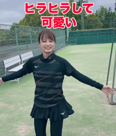 「ひらひらして可愛い」テニス美女子、ソフテニウェア着用の”回転ムービー”を披露！ファンメロメロに