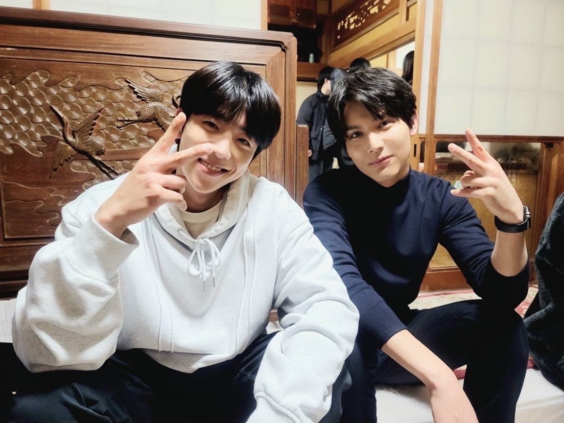 ドラマ「Eye Love You」のオフショット💕「花岡専務ー🍶笑」