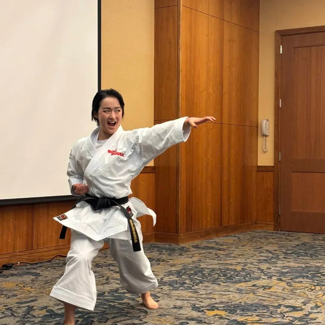 清水希容、アメリカでの演武と講演で見せた迫力ショット！日本文化を広げる誓いも！