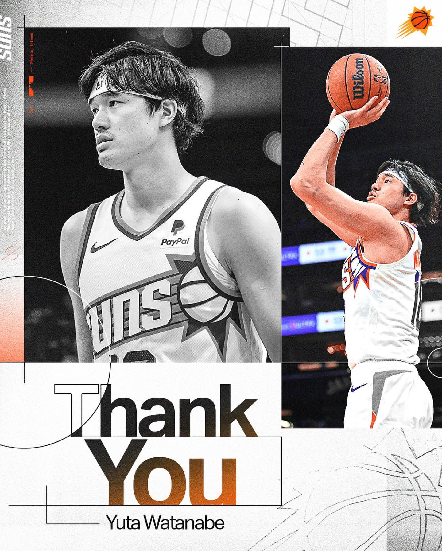 サンズが渡邊雄太の移籍を正式発表🏀